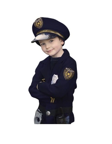 Oficial de policía con accesorios