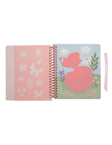 Libro de rascar rosa Little Ducth