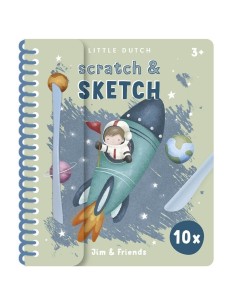 Libro de rascar Tranportes Little Ducth