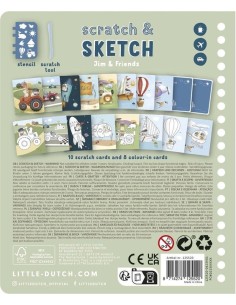 Libro de rascar Tranportes Little Ducth 2