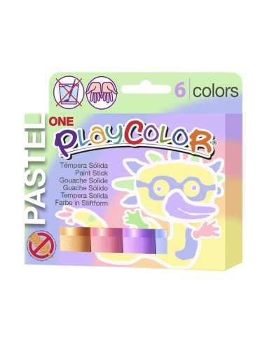 Tempera solida Playcolor pastel