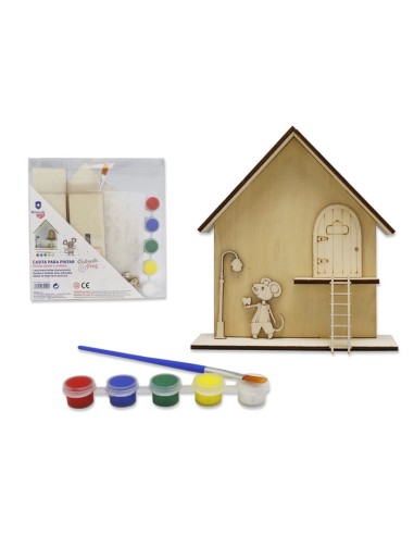 Casita para Pintar Ratoncito Pérez