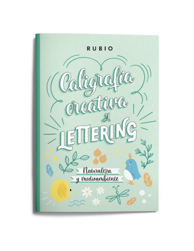 Libro Caligrafía creativa y lettering. Naturaleza y medioambiente