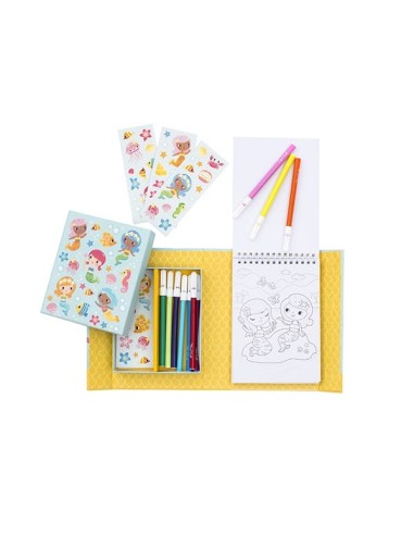 Set colorea Sirenas Tiger Tribe