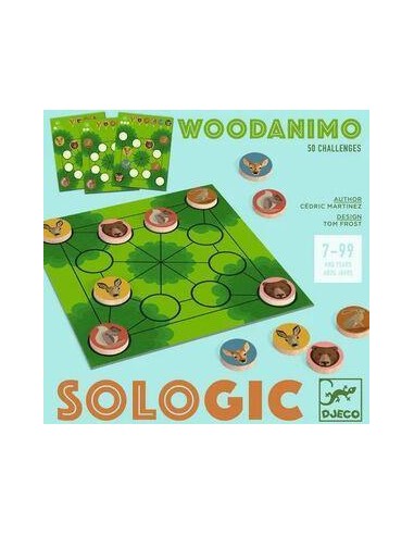 Juego Sologic Woodanimo Djeco