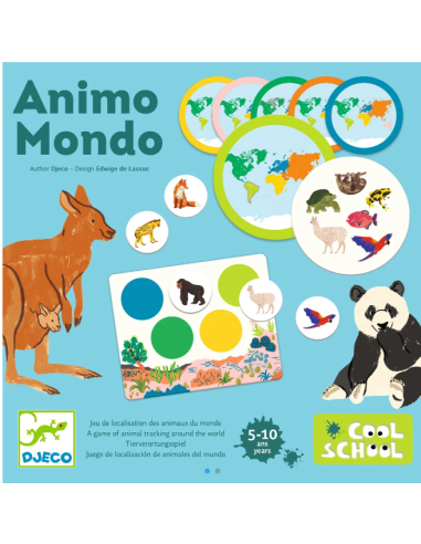 Juego Cool School Animo Mondo-DJECO