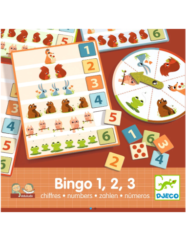 Bingo 1, 2, 3 numbers- djeco