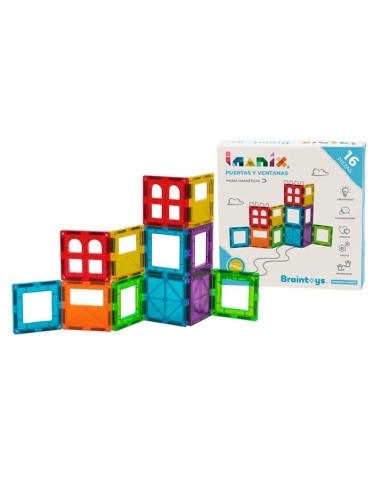 Braintoys Imanix Set 16 Puertas y Ventanas