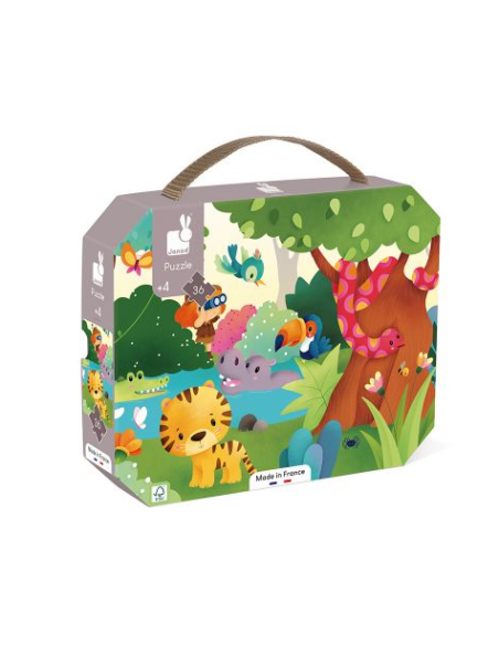 Puzzle Animales Salvajes 36 piezas Janod