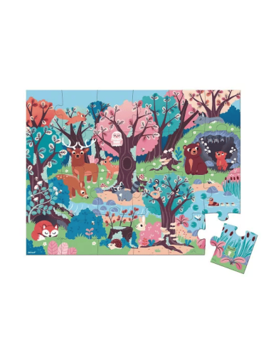 Puzle Bosque mágico Janod