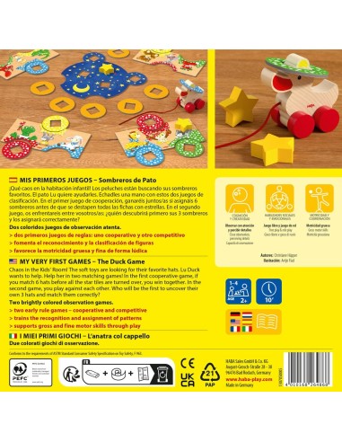 Mis Primeros Juegos - Sombreros de Pato HABA