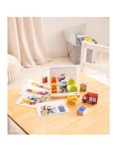 Juego de Apilar Los Bomberos HABA