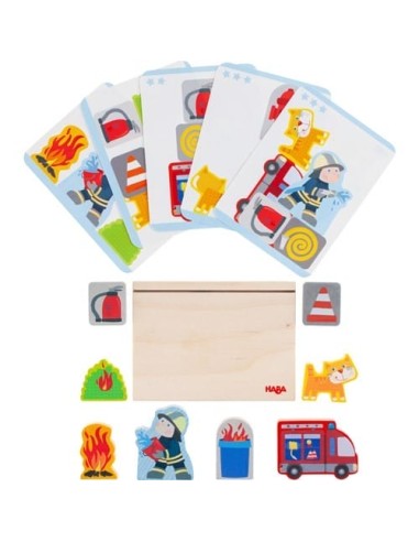Juego de Apilar Los Bomberos HABA