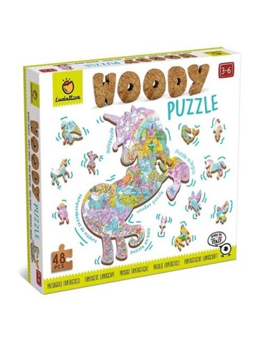 Woody Puzzle - El Unicornio Encantado