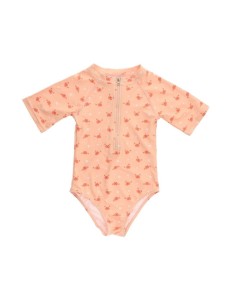 Bañador con Cremallera Crab Coral