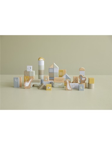 Bloques construcción azul