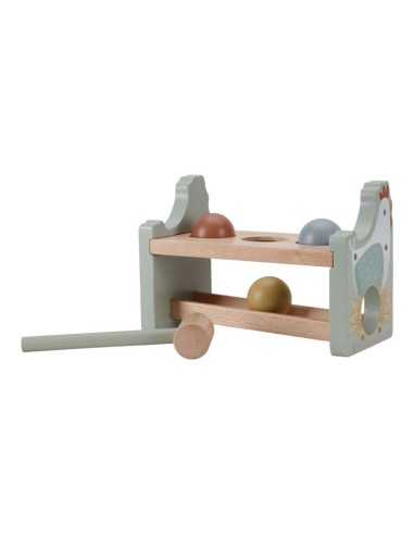 Banco de golpeo con bolas rodantes Little Farm