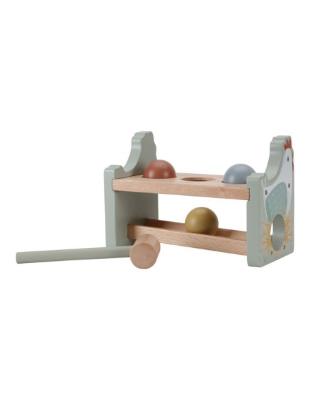 Banco de golpeo con bolas rodantes Little Farm