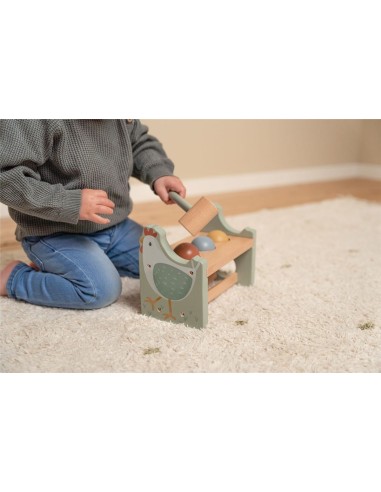 Banco de golpeo con bolas rodantes Little Farm