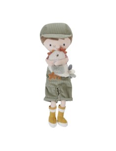 Muñeco Jim Granjero con Gallina Little Dutch 2