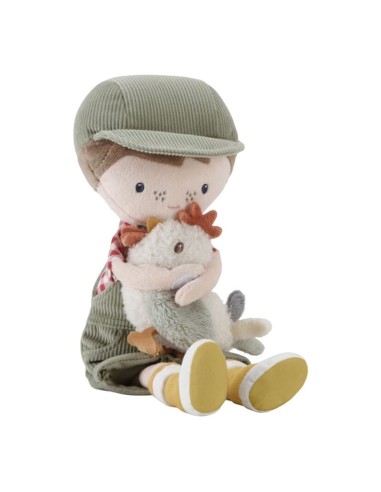 Muñeco Jim Granjero con Gallina Little Dutch