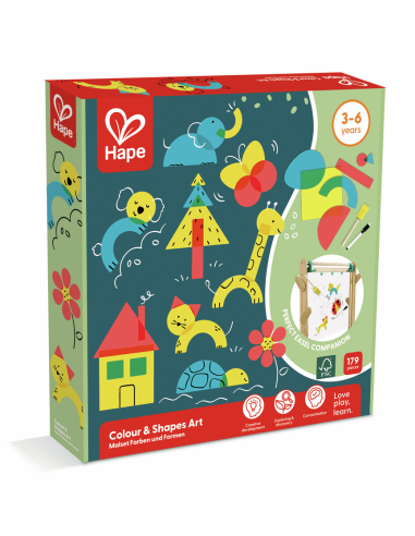 Arte de colores y formas Hape