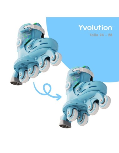 Patines TWISTA Azul T.23-28 Yvolution