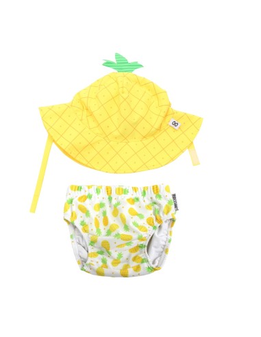 Set bañador y Gorro piña 3-6 meses