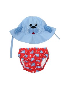 Set bañador y Gorro Foca  6-12 meses