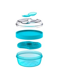 Caja Almuerzo con Tapa Refrigerante N'ice Cup azul Tutete 2