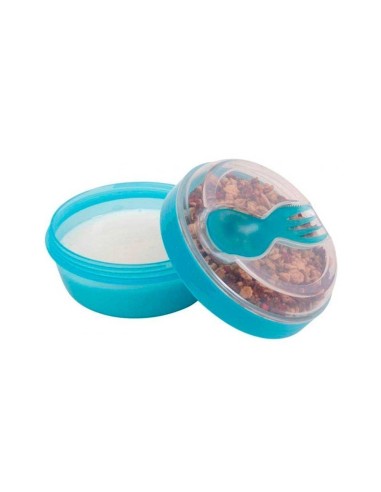 Caja Almuerzo con Tapa Refrigerante N'ice Cup azul Tutete