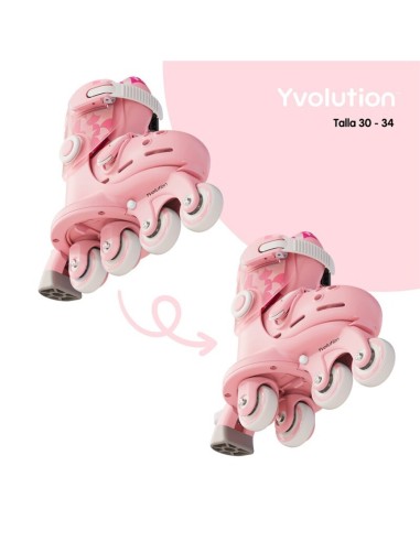 Patines TWISTA Rosa T.30-34 Yvolution