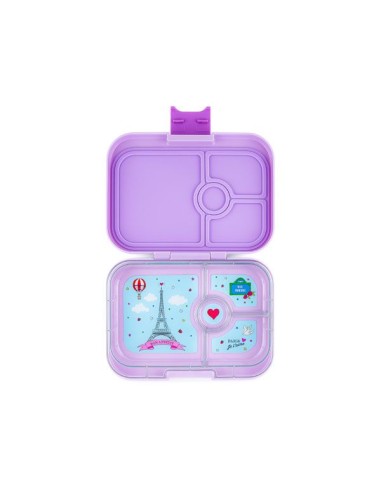 Fiambrera Yumbox Panino 4 secciones - Monte Carlo Blue Race Cars