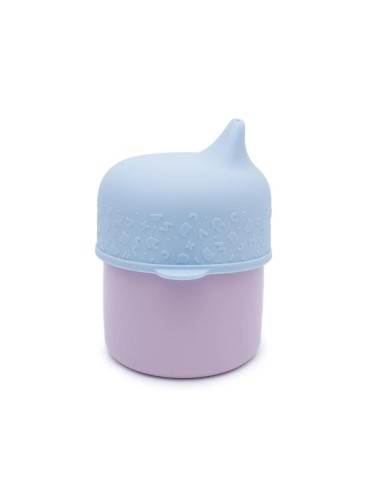 Tapa Sippie silicona azul empolvado Tutete