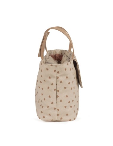 Organizador corazones Poppy canela