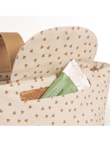 Organizador corazones Poppy canela