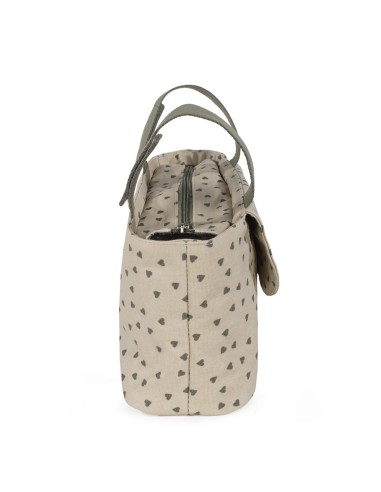 Organizador corazones Poppy musgo