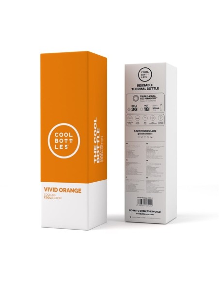 The Bottle - Vivid Orange 500ml NEW