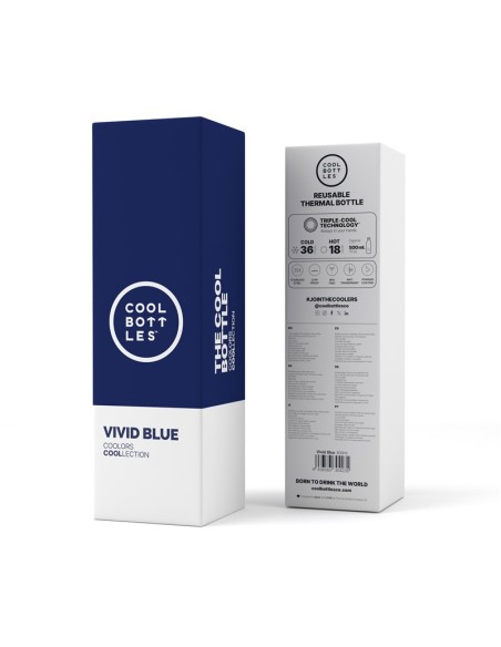 The Bottle - Vivid Blue 500ml NEW