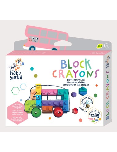 Crayones en bloque- Autobús escolar