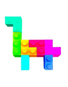 Crayones en bloque- Brachiosaurus MierEdu 2