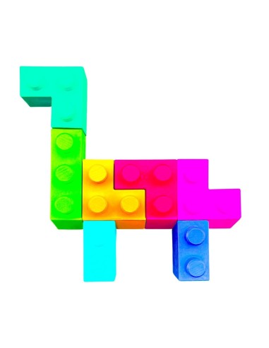 Crayones en bloque- Brachiosaurus MierEdu