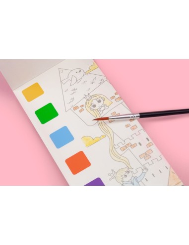 Libro de acuarelas de bolsillo- Cuentos clásicos MierEdu