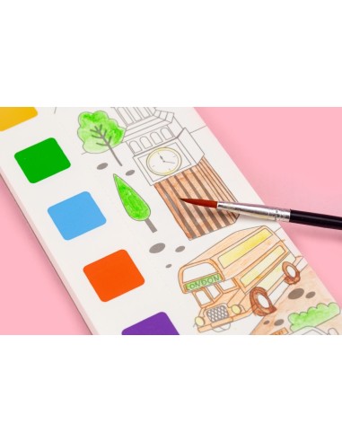 Libro de acuarelas de bolsillo- Viaje por el mundo MierEdu