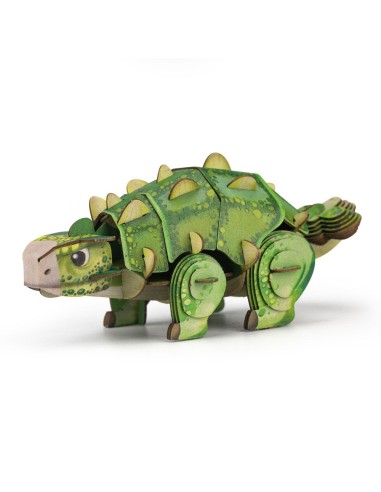 Puzzle 3D con sonido- Ankylosaurus