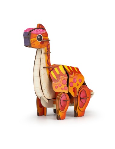 Puzzle 3D con sonido- Brachiosaurus