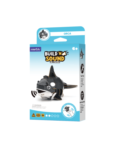 Puzzle 3D con sonido- Orca