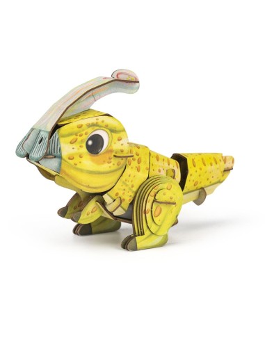 Puzzle 3D con sonido- Parasaurolophus