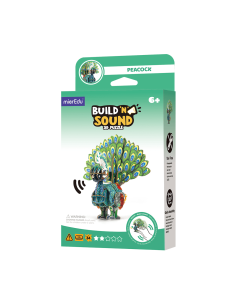 Puzzle 3D con sonido- Pavo Real 2