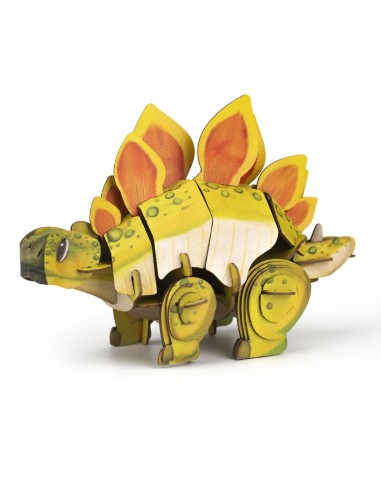 Puzzle 3D con sonido- Stegosaurus